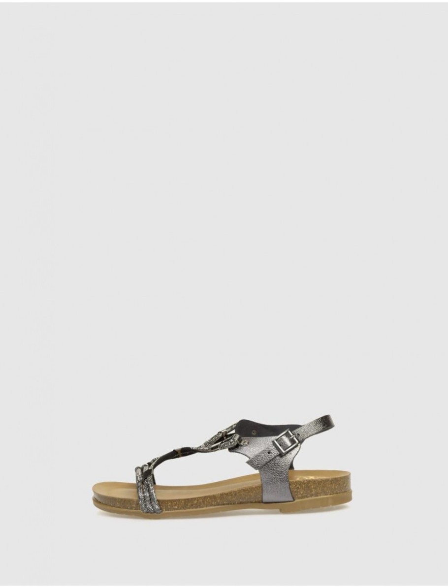 SANDALIA PORRONET 3021 PLOMO